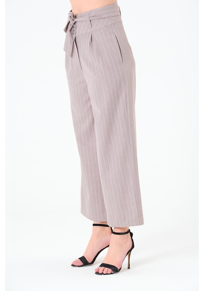 Sortie Collection Kuşaklı Pantolon Gri