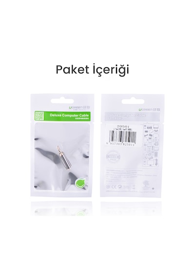 Ugreen 2.5 Mm To 3.5 Mm Jack Dönüştürücü, 20501