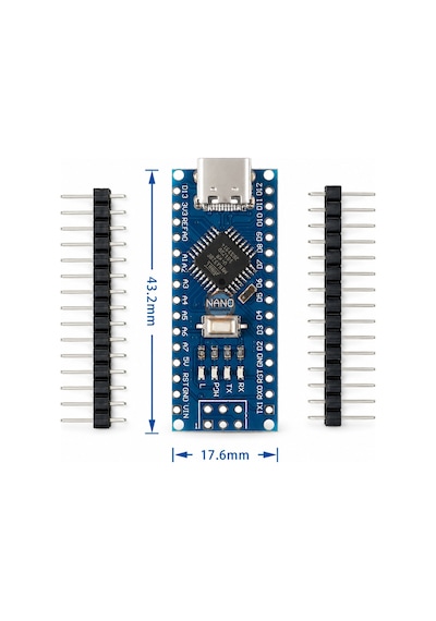 Arduino Nano Type-c Atmega328p Ch340 Usb-c Geliştirme Kartı