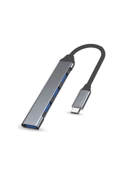 Anunnaki Type-c To Usb Hub 4 Port Çoklayıcı Apple Uyumlu MacBook Ile Çoğaltıcı Type C To Usb Converter Hub