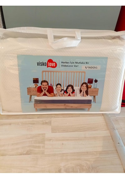 Visko Yastık Boyun Destek Yastığı V9006 Beyaz