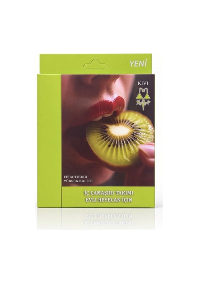 Colezium Kivi Aromalı Yenilebilir İç Çamaşırı Takımı - Renkli / Standart Çok Renkli