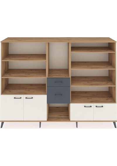 Hyperion Dolap 10 Raflı 2 Çekmeceli 4 Kapaklı 220x44x163 Çam-ayta Çam-aytaşı/antrasit Hyperion Dolap 10 Raflı 2 Çekmeceli 4 Kapaklı 220x44x163 Çam-ayta Çam-aytaşı/antrasit