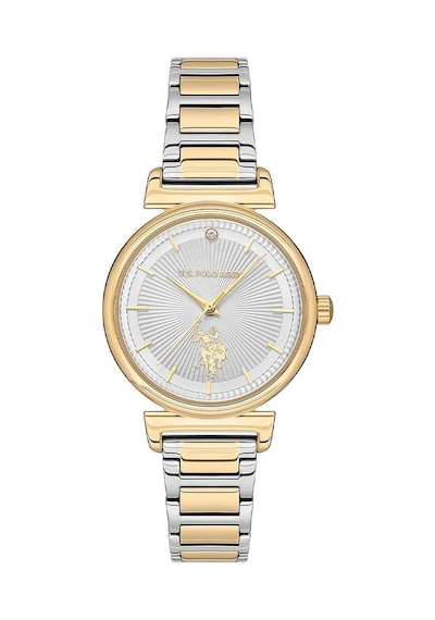U.s. Polo Assn. Gri Gold Kadın Kol Saati Uspa2070-02
