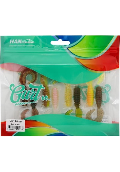 Hanfish Gurt 60 Mix 1 Silikon Yem 8 Adet