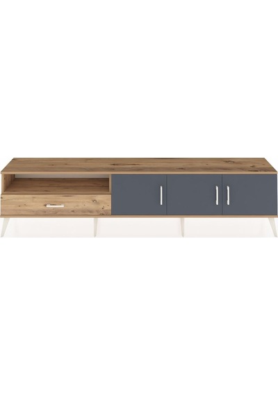 Arges Tv Ünitesi 3 Raflı Tek Çekmeceli 3 Kapaklı 220x30x51 Çam-antrasit/çam Antrasıt/atlas Çam - Atlas Çam Arges Tv Ünitesi 3 Raflı Tek Çekmeceli 3 Kapaklı 220x30x51 Çam-antrasit/çam Antrasıt/atlas Çam - Atlas Çam
