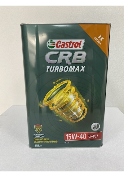 Castrol Crb Turbomax 15W-40 CI-4/E7 Motor Yağı 18 L
