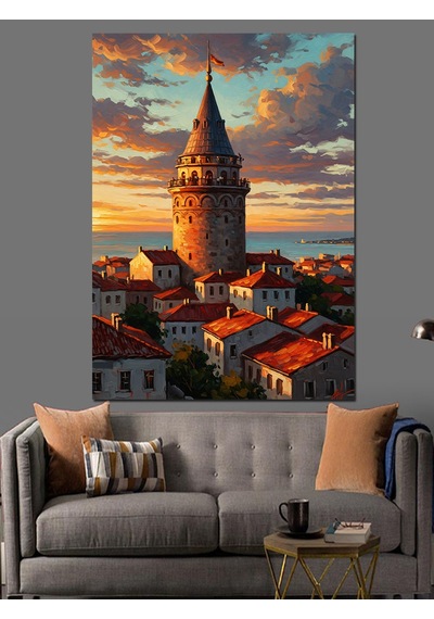 Ahşap Tablo Dalında Taze Mor Üzüm Salkımı