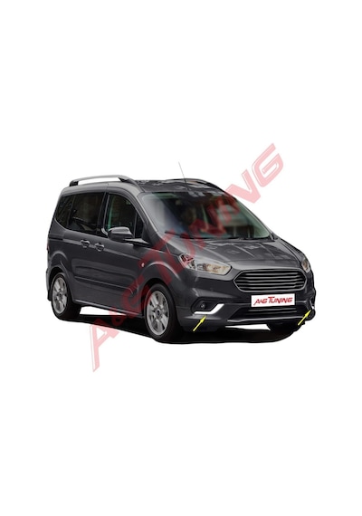 Ford Yeni Tourneo Courier Sis Farı Çerçevesi 2018 - 2023 Arası 2 Parça Paslanmaz Çelik N11.4504