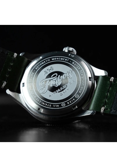 Avı-8 Flyboy Airmaster Gmt Av-4128-03 Otomatik Erkek Kol Saati Altın