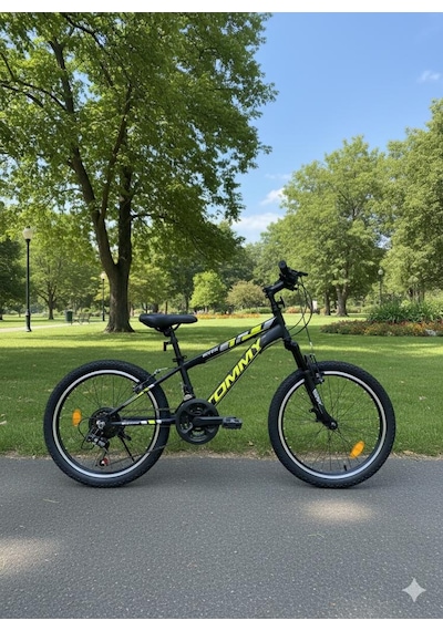 Tommybike 20 Jant Vitesli Bisiklet Duble Jant 21 Vites Ön Amortisörlü Çocuk Bisikleti Sarı