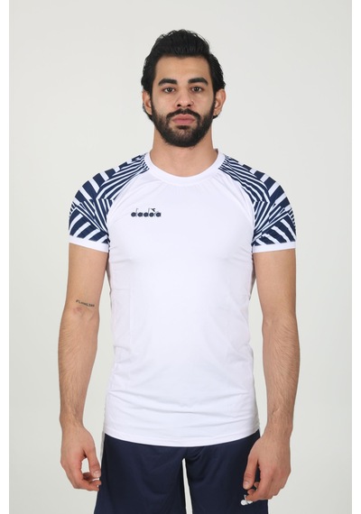 Diadora Derby Tişört Beyaz Lacivert