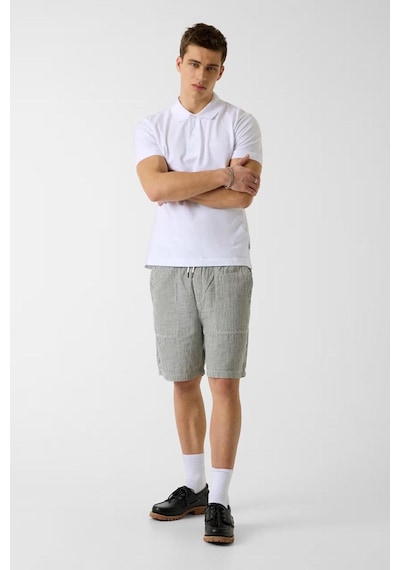 Jeans Erkek Regular Fit Polo Yaka Tişört M4bp29kcjv1 Beyaz
