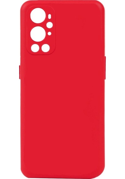 One Plus 9 Kılıf Zore Biye Silikon Kırmızı