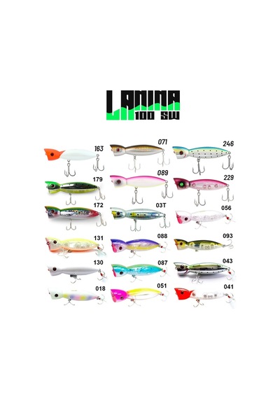 Fujin La-nina 100mm 24gr Su Üstü Popper Maket Balık