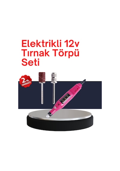 Techmrt 6 Uçlu Elektrikli Manikür Pedikür Seti