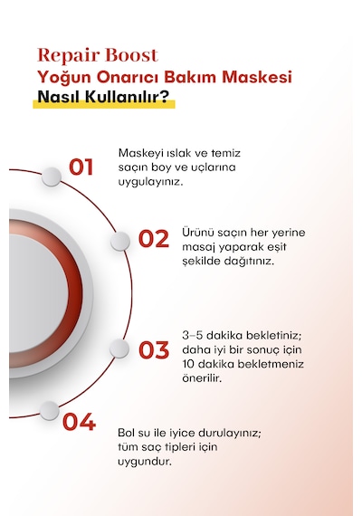 The Experience Repair Boost Yoğun Onarıcı Saç Bakım Maskesi 350 ML