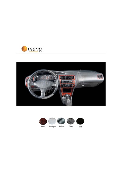 Meriç® Toyota Uyumlu Corolla Ön Torpido Kaplama 7 Parça 1992-1997 (530157490)