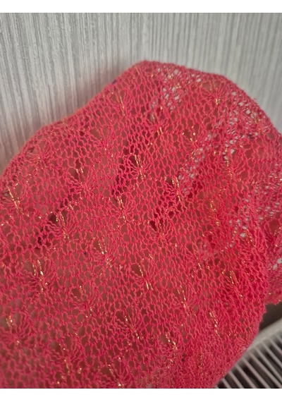Pinkimaj Pembe Gold Kimono Örme Mevsimlik Pembe-gold