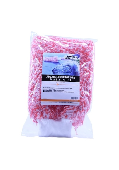 Valet Pro Advanced Microfibre Wash Mitt Yıkama Eldiveni 30Cmx18Cm