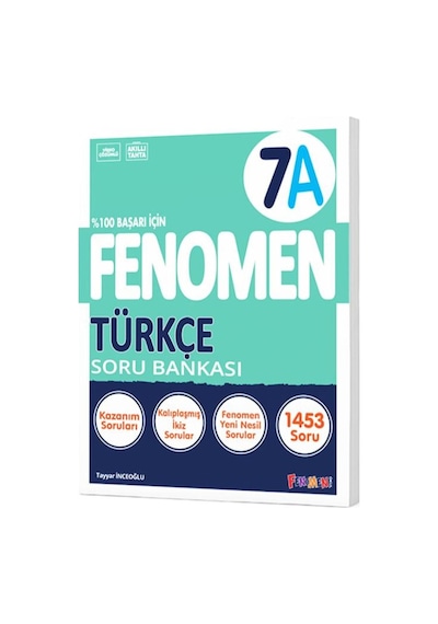 Fenomen Yayınları 7 Sınıf Türkçe A Soru Bankası