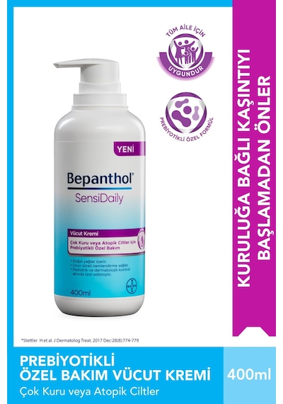Bepanthol Sensi Daily Pompalı Vücut Kremi 400 ML