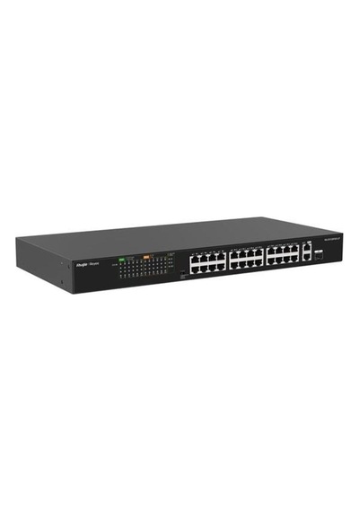 Reyee 24port Rg-es126fgs-lp 10/100 2-uplınk 1-sfp 180w Yönetilemez Poe Swıtch