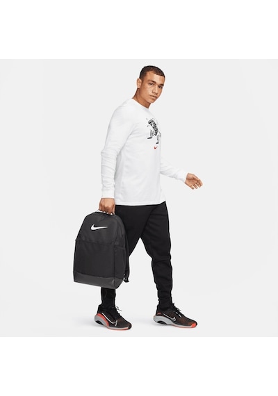 Nike Brasilia 9.5 Antrenman Siyah Sırt Çantası Orta Boy, 24 L Dh7709-010