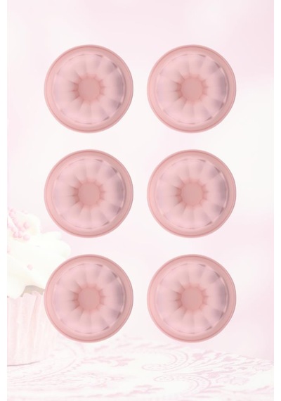 Silicolife Favori Kek Kalıbı, 6'lı Soft Pembe