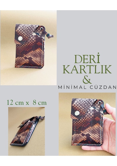 Lunaluster Hakiki Deri Minimal Avuçiçi Yılan Desen Tasarım Erkek Cüzdan Kartlık Drc-20 Açık Kahverengi - Taba Lunaluster Hakiki Deri Minimal Avuçiçi Yılan Desen Tasarım Erkek Cüzdan Kartlık Drc-20 Açık Kahverengi - Taba