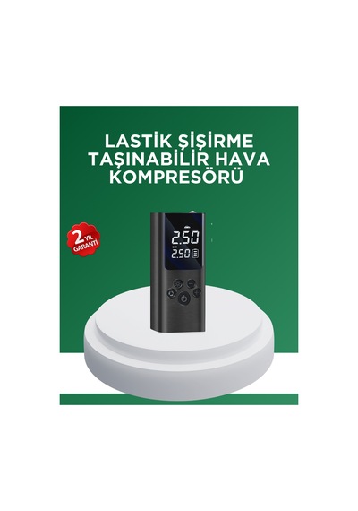 Dijital Lastik Pompası Çok Amaçlı Taşınabilir Kompresör