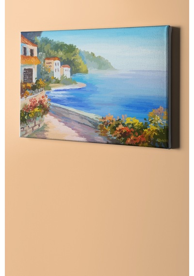 Webstyle Sayılarla Boyama Seti Kasnaklı Deniz Manzarası 50 X 65 Cm