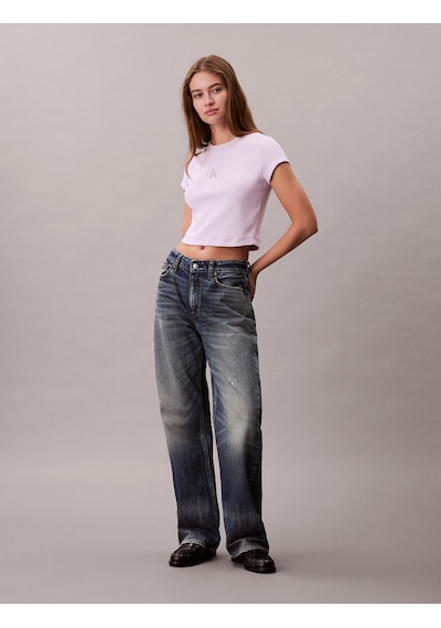 Calvin Klein Monogram Baby Kadın Çok Renkli T-shirt Lv047ab802-3oq Çok Renkli