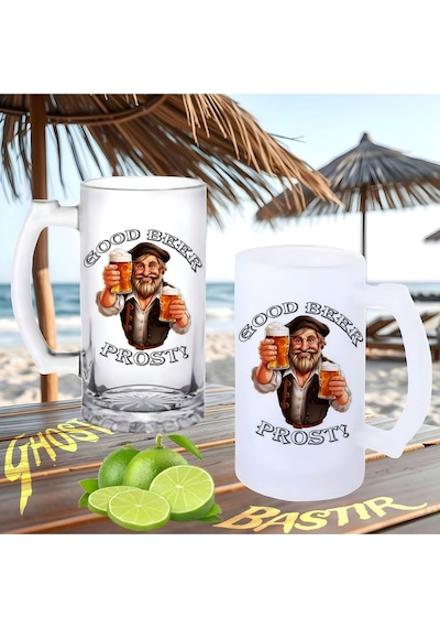 Prost Buzlu Ya Da Buzsuz Bira Bardağı 017