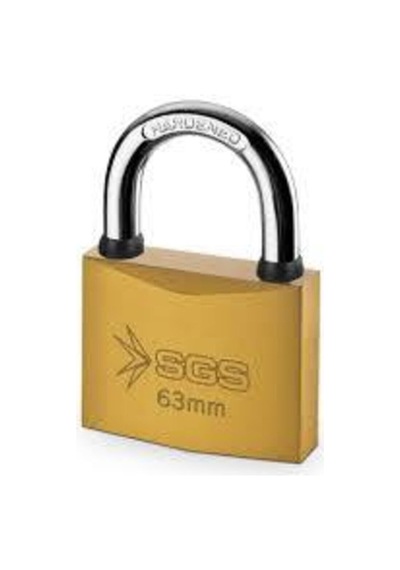 Sgs 1345 Sarı Asma Kilit Kısa 63 Mm