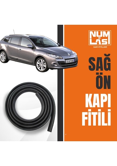 Renault Megane 3 Station Wagon Sağ Ön Kapı Fitili-a Kalite-numlas-nm7104