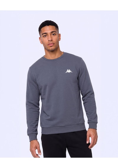 Kappa Tanner Erkek Antrasit Regular Sweatshirt