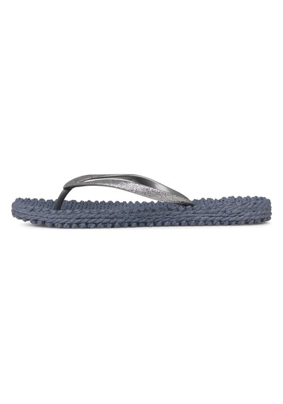 Grey Cheerful01 - Gri Simli Parmak Arası Terlik-14200 Grey Cheerful01 - Gri Simli Parmak Arası Terlik-14200