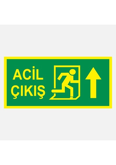 Ekstrafix Yf065 12x25 Fosforlu Acil Çıkış