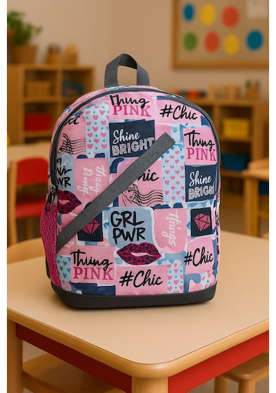 Newbag Girls Power Kız Anaokulu Sırt Çantası Yeni Sezon -pemb-gr