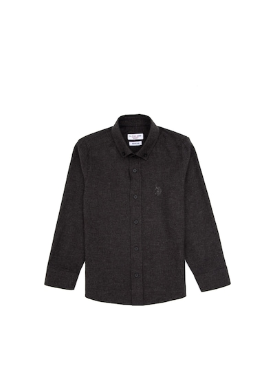 U.s. Polo Assn. Erkek Çocuk Siyah Gömlek Basic 50316769-vr046 Siyah