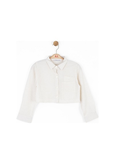 Xo Kids Kız Çocuk Gömlek 8-14 Yaş 38384 Krem