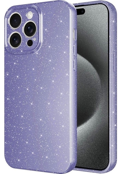 Apple Uyumlu iPhone  15 Pro Max Kılıf Kamera Korumalı Simli Lüks Zore Koton Kapak