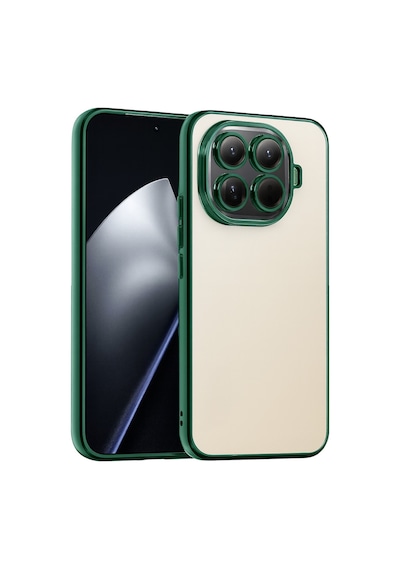 Xiaomi Mi 15t Pro Uyumlu Lensli Silikon - Yeşil