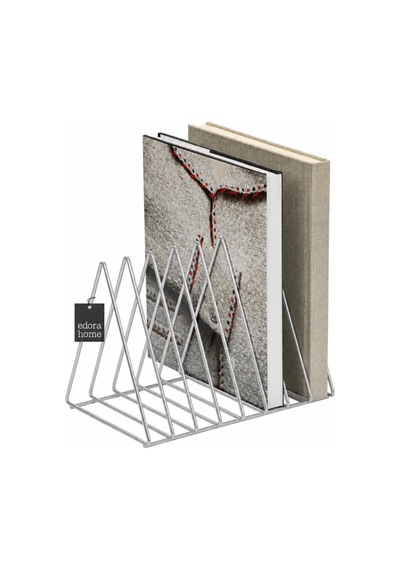 Mat Gümüş Masa Üstü Kitap Düzenleyici Ofis Salon Organizer