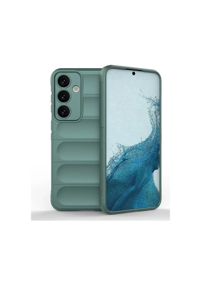 Newface Samsung Galaxy S24 Kılıf Optimum Silikon - Koyu Yeşil