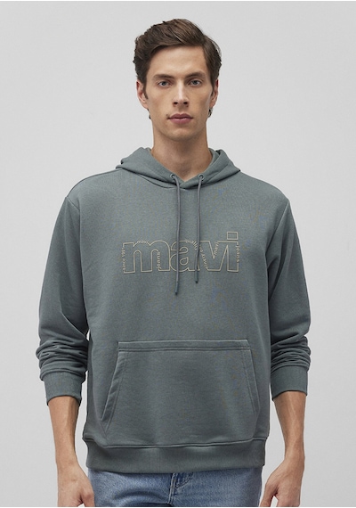 Mavi - Yeşil Sweatshirt 0s10196-71577 Yeşil