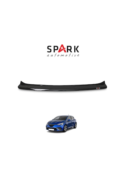 Renault Clio 5 2020- Yılı Ve Sonrası Uyumlu Arka Tampon Eşiği Parlak Siyah