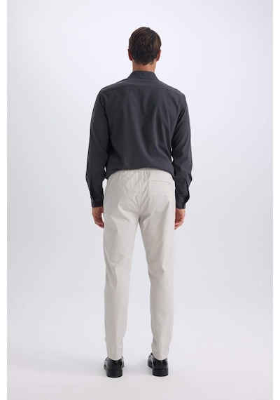 DeFacto %100 Pamuk Yazlık Jogger Chino Pantolon Beli Bağcıklı Cepli Düz Paça Z9933AZ25SPGR94