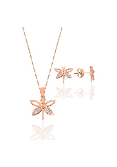 Gümüş Rose Yusufçuk Modeli Ikili Set